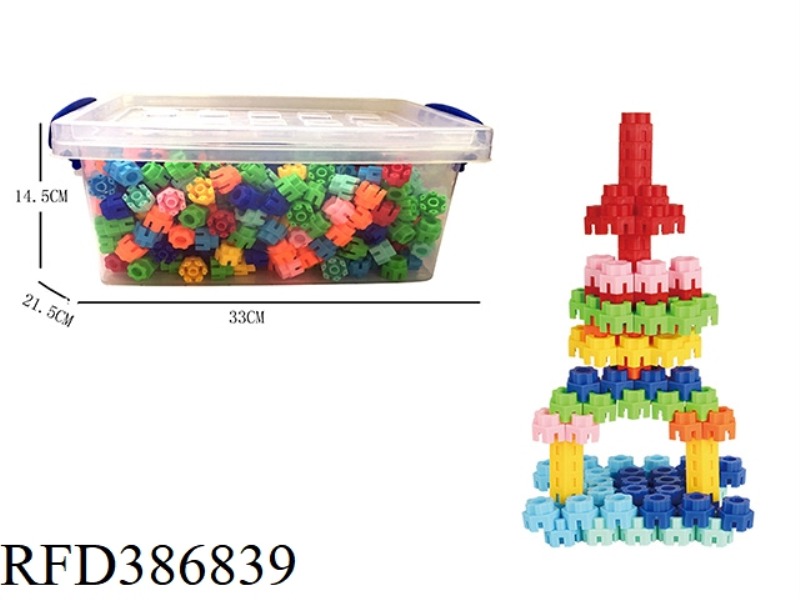 ABOUT 500 HEXAGONAL BUILDING BLOCKS