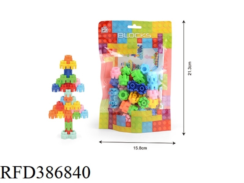 ABOUT 33 HEXAGONAL BUILDING BLOCKS