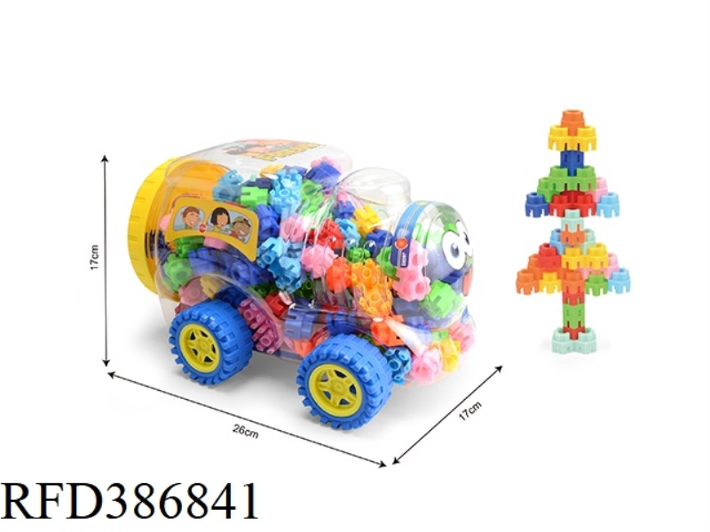 ABOUT 242 HEXAGONAL BUILDING BLOCKS