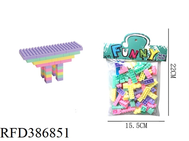 APPROXIMATELY 78 SMALL BUILDING BLOCKS