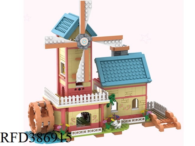 HAPPY CITY GIRL SERIES/WINDMILL HOLIDAY HOUSE/619PCS