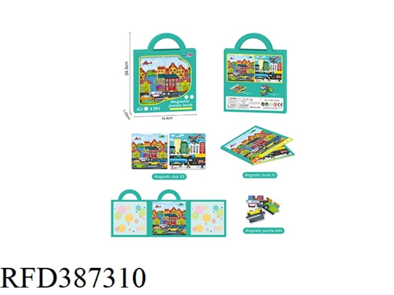 PUZZLE MAGNETIC PUZZLE (URBAN TRAFFIC THEME)