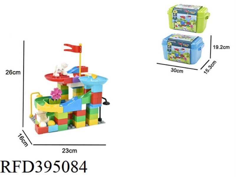 DIY BLOCKS VARIETY SLIDE 93PCS (WITHOUT BASE PLATE)