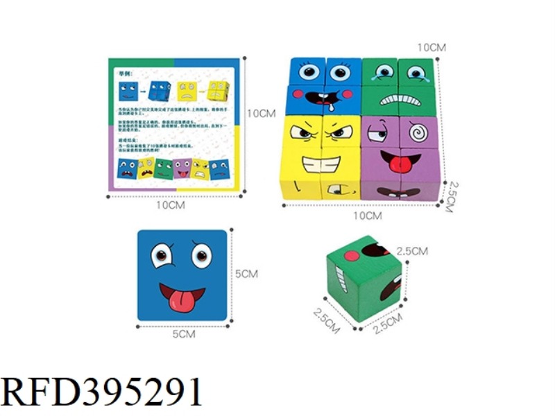 FACE-CHANGING RUBIK'S CUBE BLOCKS (BLOCK SIZE 2.5CM)