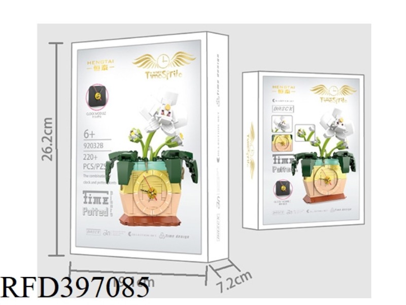TIME WIZARD-ORCHID (WITH CLOCK) 220PCS