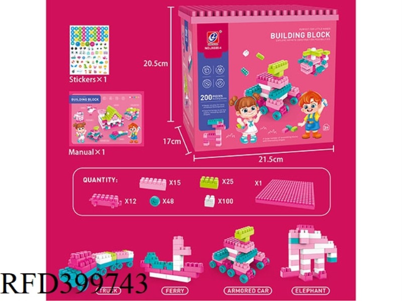 200 PCS BLOCKS