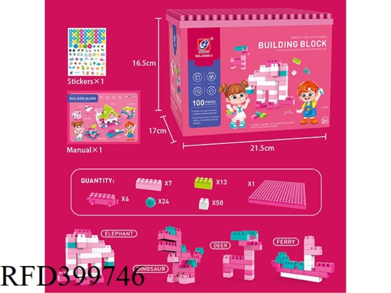 100 PCS BLOCKS