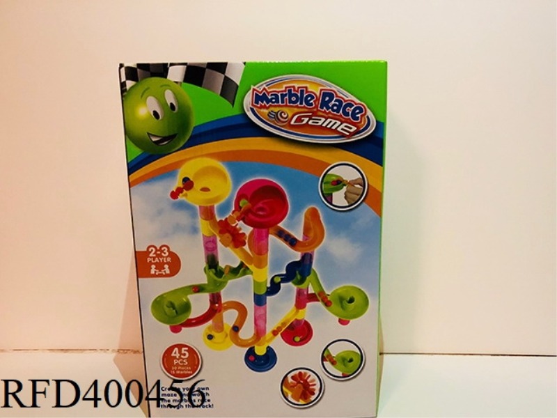 INTELLECTUAL TRACK BALL BUILDING BLOCKS (45PCS)