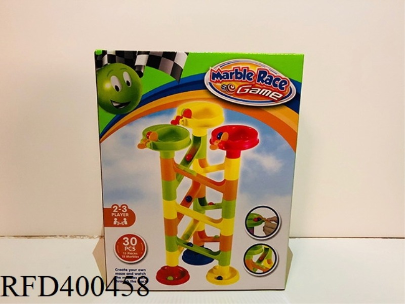 INTELLECTUAL TRACK BALL BUILDING BLOCKS (30PCS)