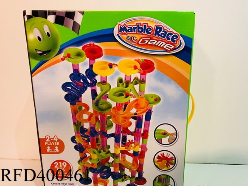 INTELLECTUAL TRACK BALL BUILDING BLOCKS (219PCS)
