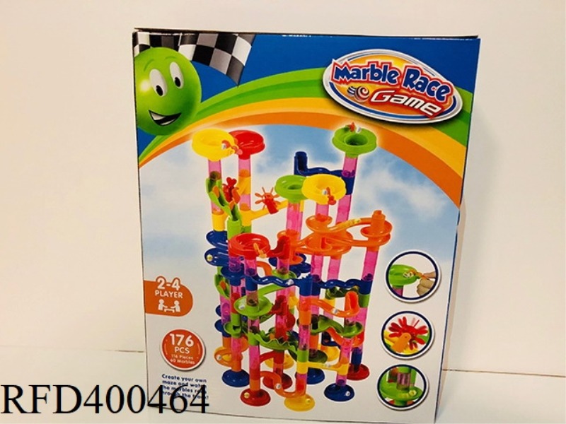 INTELLECTUAL TRACK BALL BUILDING BLOCKS (176PCS)