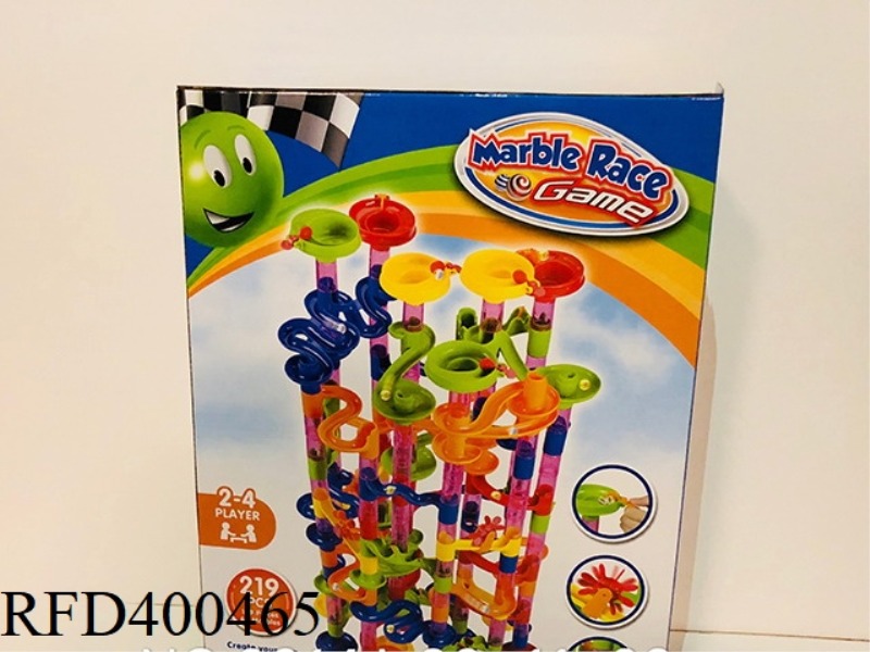 INTELLECTUAL TRACK BALL BUILDING BLOCKS (219PCS)