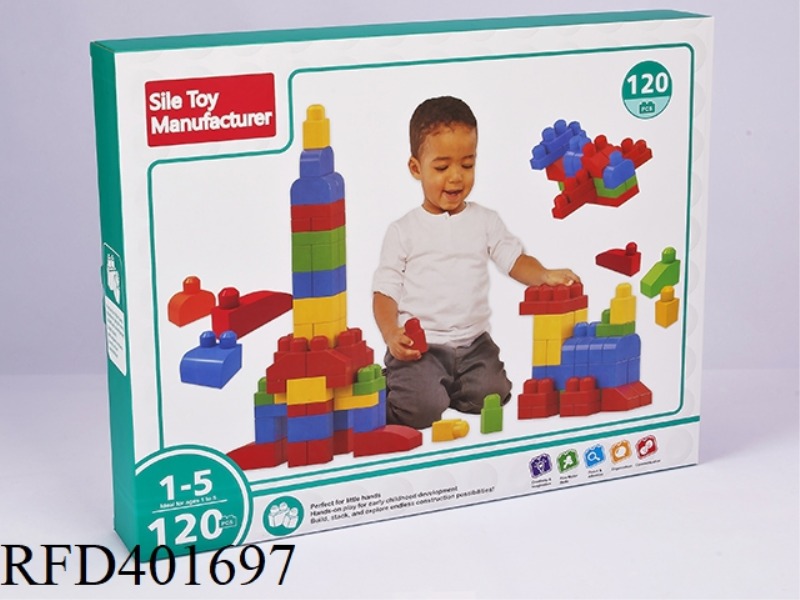 120PCS LARGE PARTICLE BUILDING BLOCKS