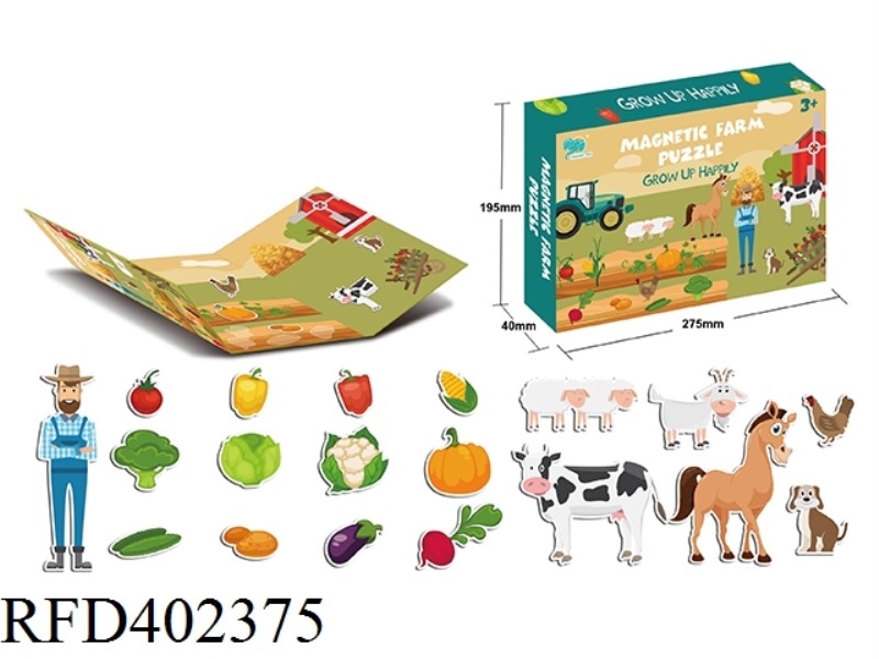 FARM AND RANCH MAGNET TRI-FOLD BOOK PUZZLE