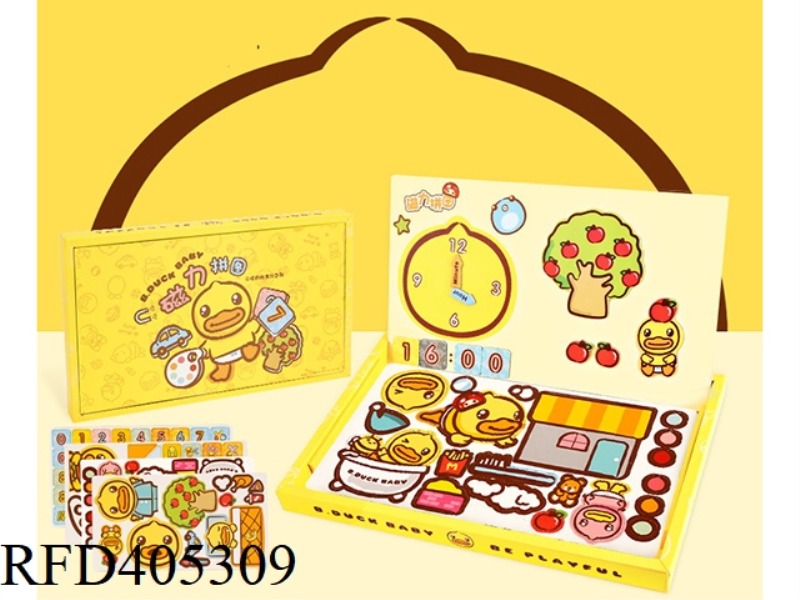 LITTLE YELLOW DUCK STORY EXPLANATION MAGNETIC PUZZLE 108PCS
