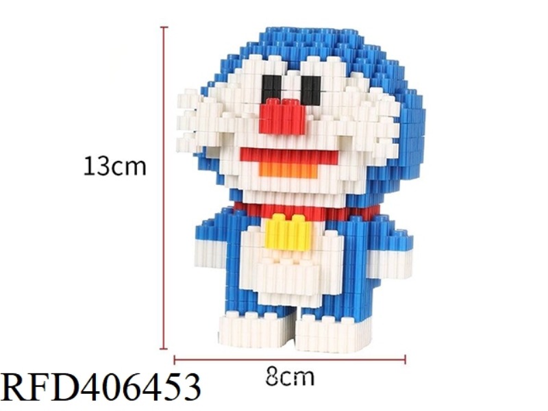 DORAEMON (SMALL BOX OF SMALL PARTICLES ASSEMBLED BUILDING BLOCKS) 636PCS