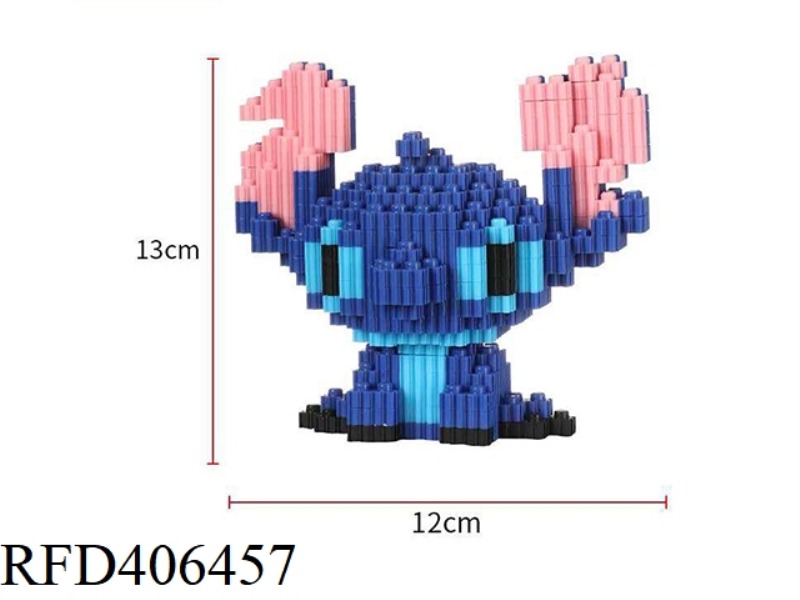 STITCH BLUE (SMALL BOX OF SMALL PARTICLES ASSEMBLED BUILDING BLOCKS) 720PCS