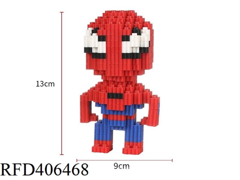 SPIDERMAN (SMALL BOX OF SMALL PARTICLES ASSEMBLED BUILDING BLOCKS) 453PCS