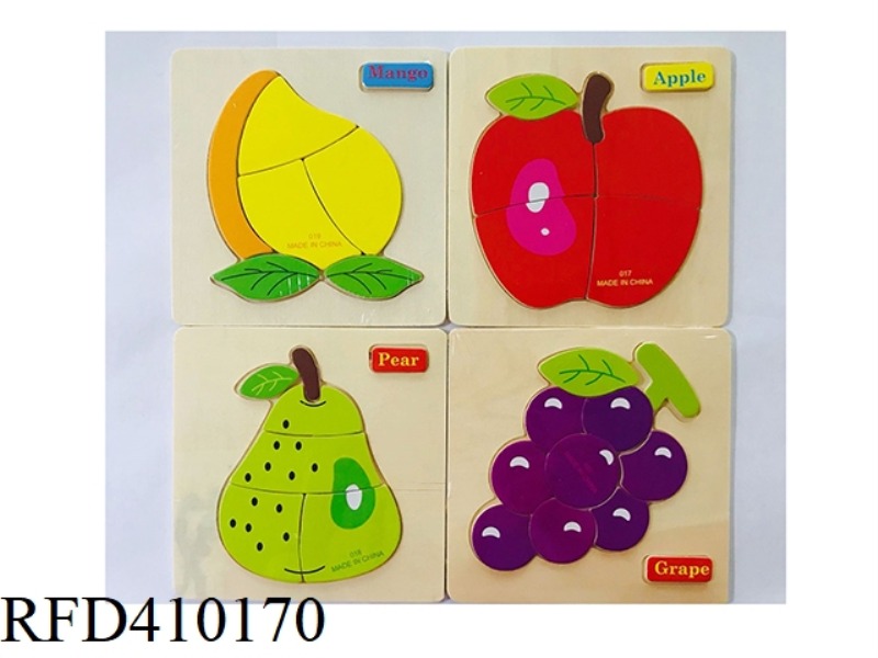 FRUIT PUZZLE (FOUR ASSORTED)