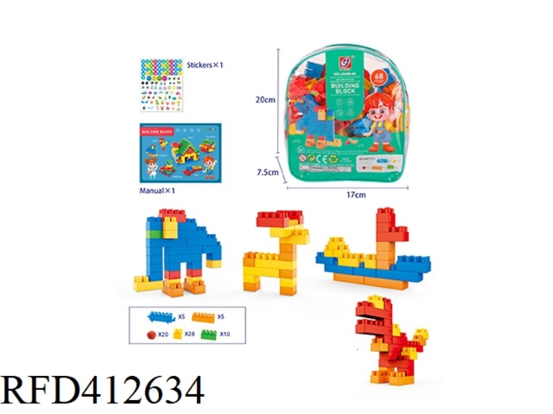 68 PCS BLOCKS