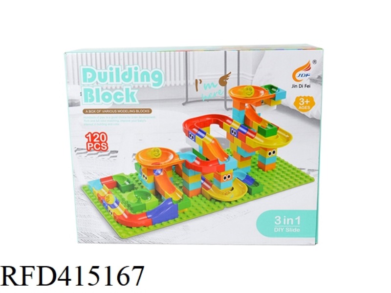 VARIETY SLIDE 120PCS (BALL BLOCKS)