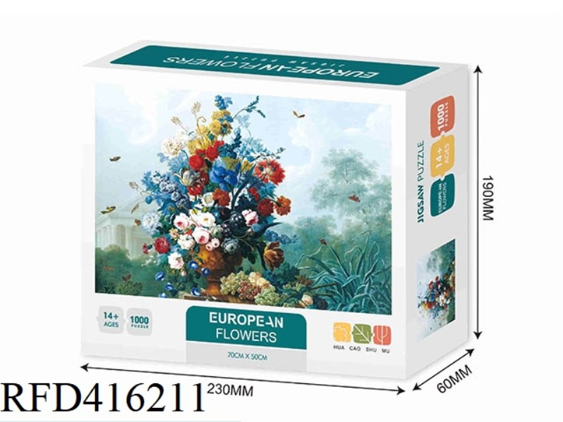 EUROPEAN FLOWER 1000PCS