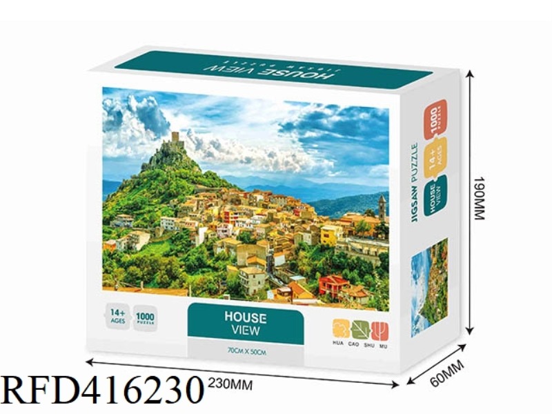 HOUSE SCENERY 1000PCS