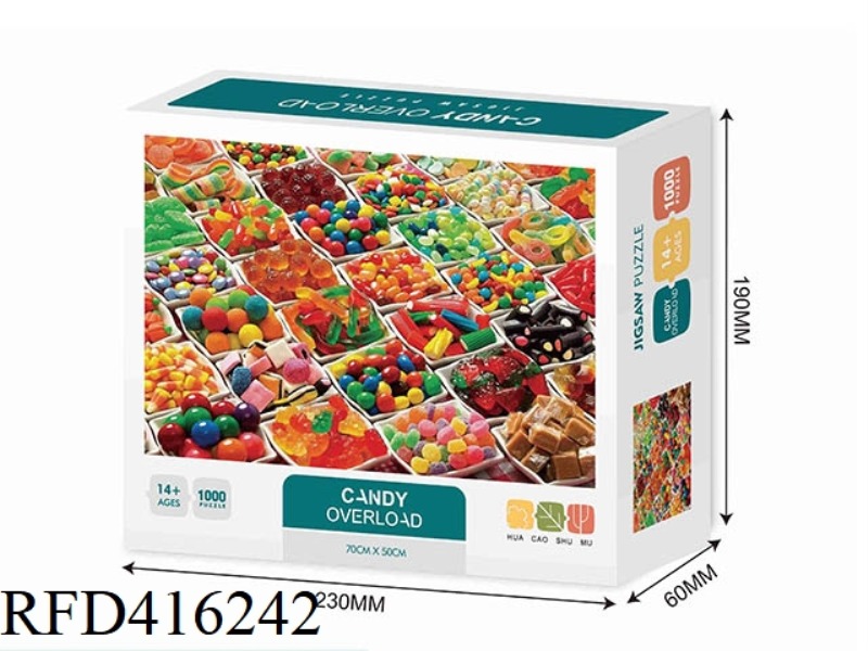 CANDY OVERLOAD 1000PCS