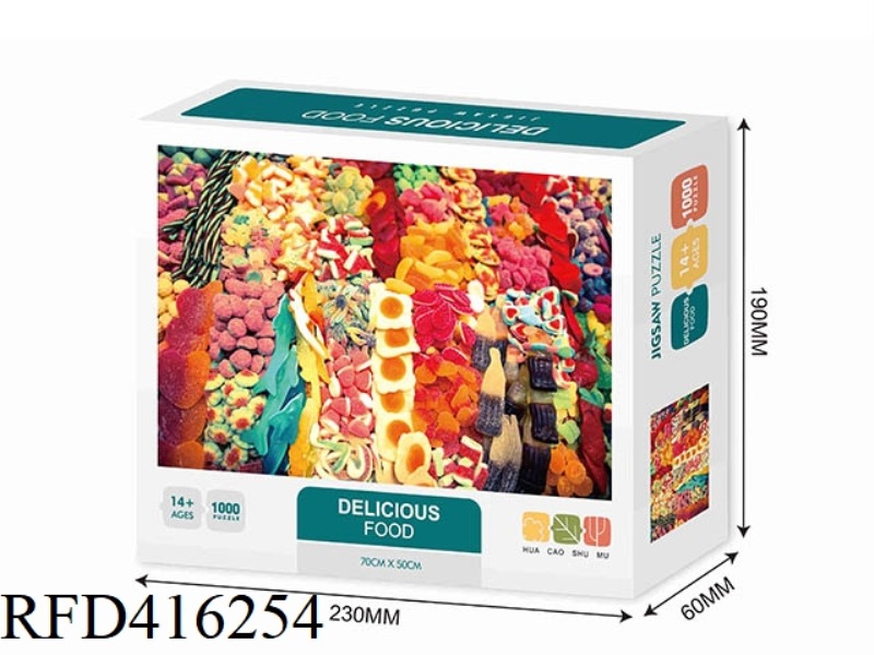 DELICIOUS FOOD 1000PCS