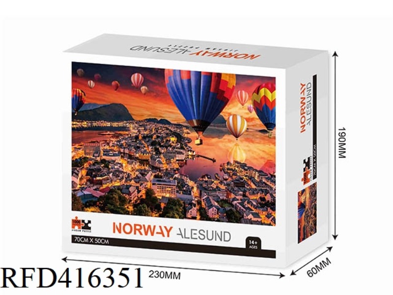 1000 PIECES OF BLUE CARD PUZZLE
