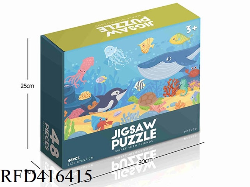 48PCS PLANE PUZZLE