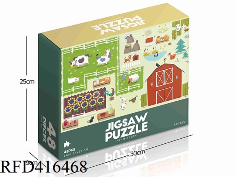 48PCS PLANE PUZZLE