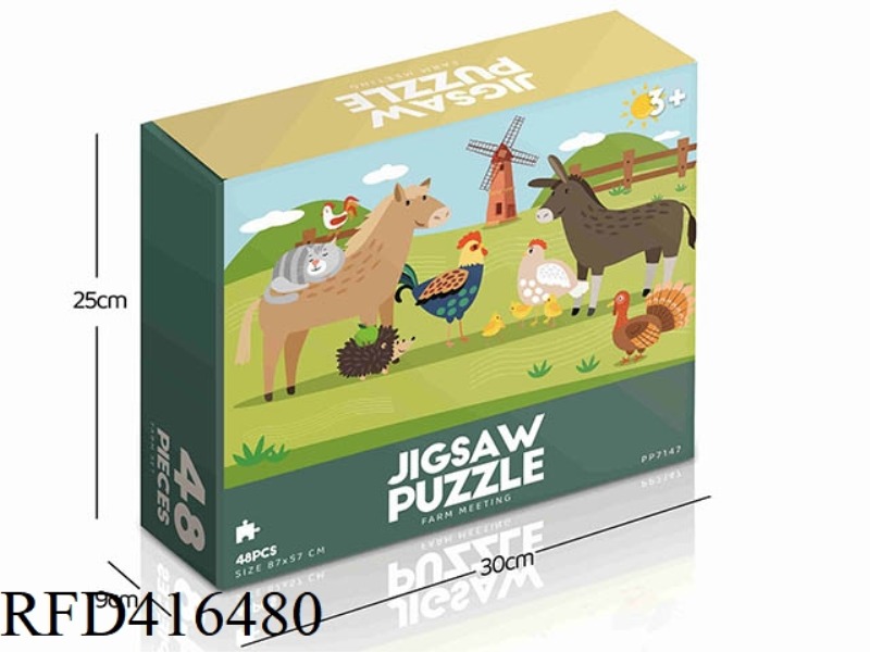 48PCS PLANE PUZZLE