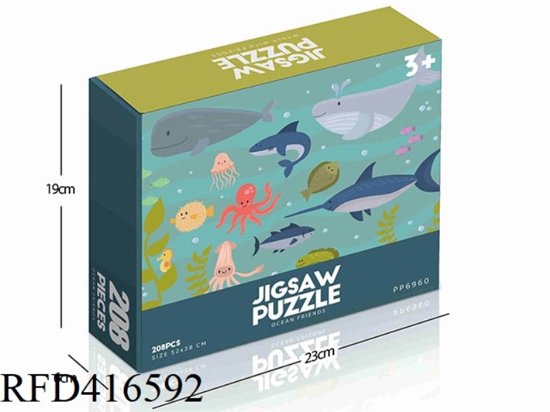 208PCS PLANE PUZZLE