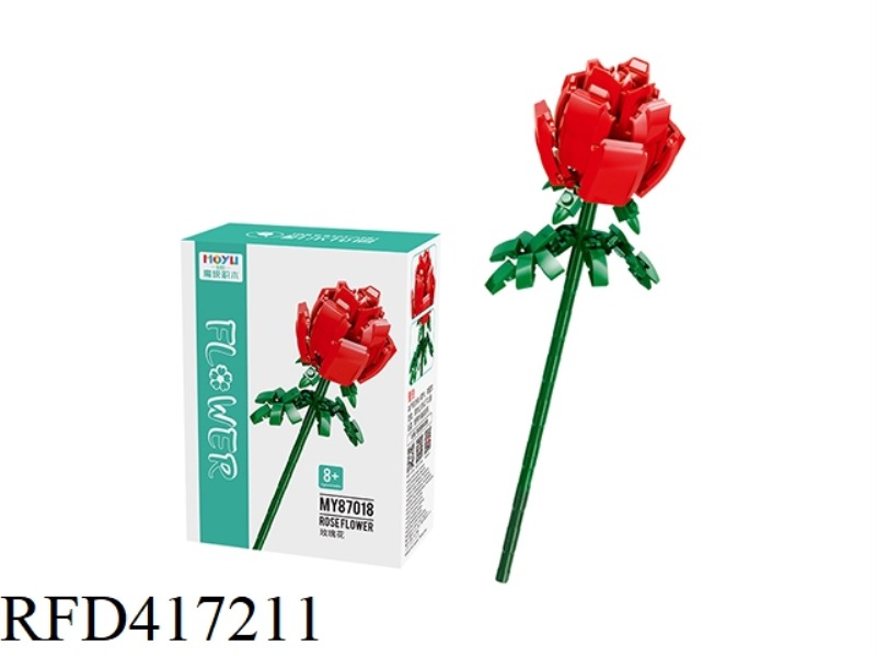 FLOWER SERIES (ROSE RED)