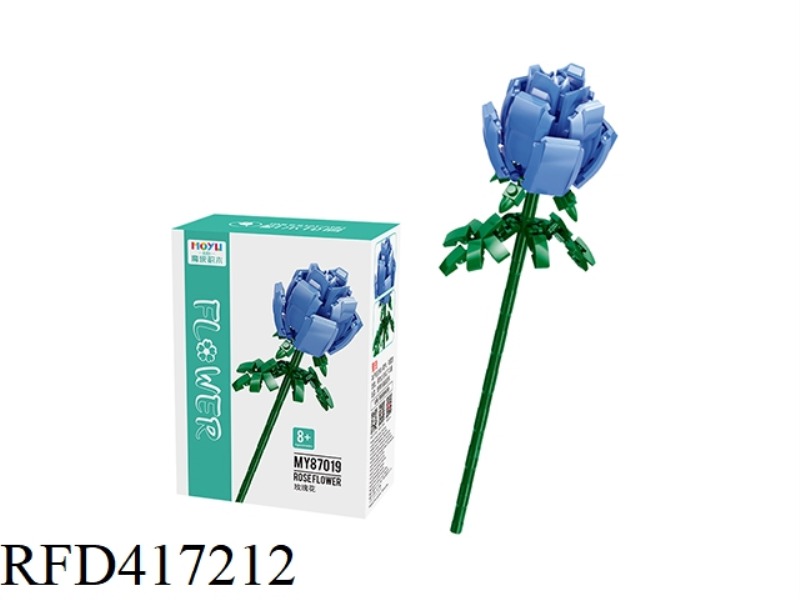 FLOWER SERIES (ROSE BLUE)