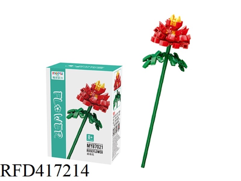 FLOWER SERIES (ROSE RED)