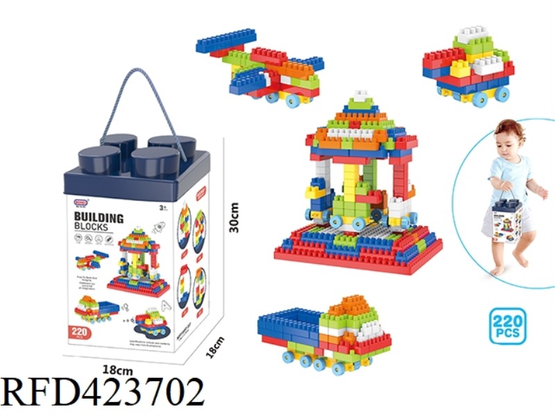 PUZZLE BOY BUILDING BLOCKS (220PCS)