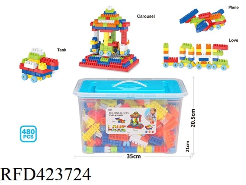 PUZZLE BOY BUILDING BLOCKS (480PCS)