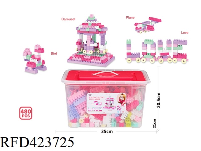 PUZZLE GIRL BUILDING BLOCKS (480PCS)