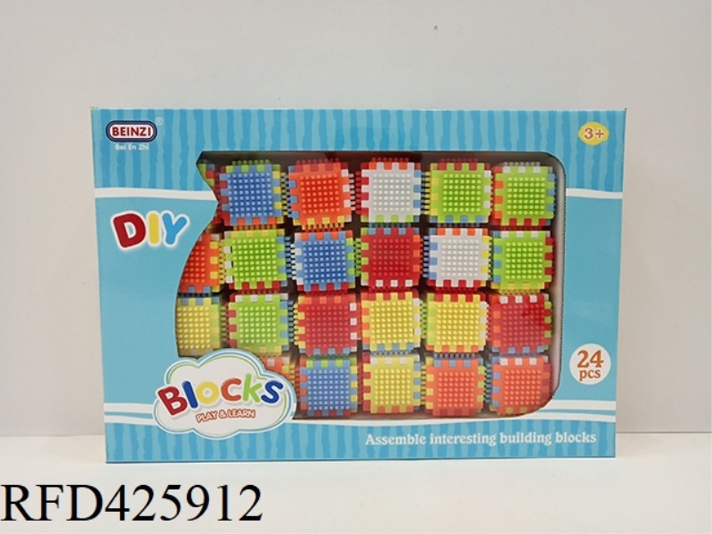 PUZZLE BURR BLOCKS (24PCS)