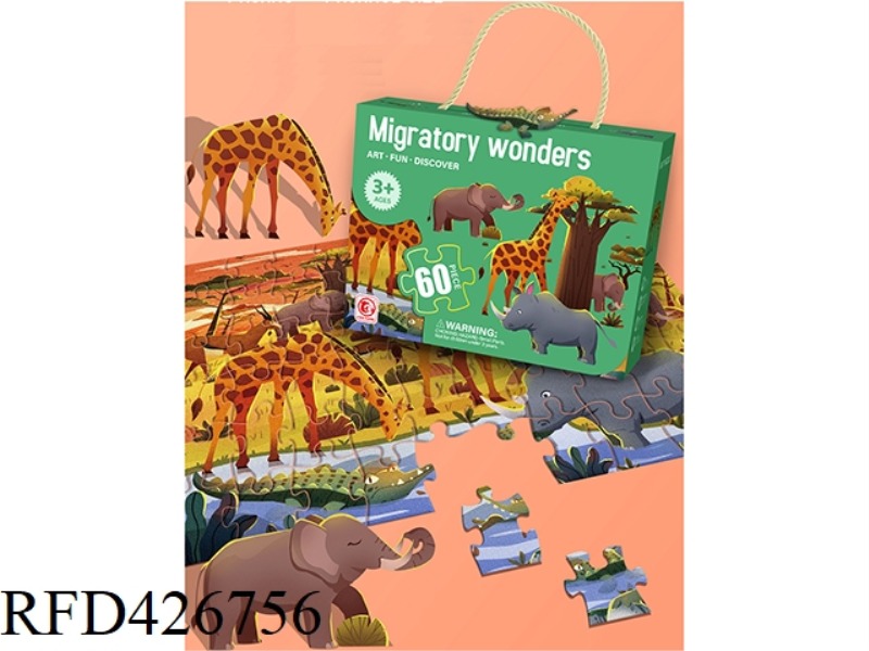 60 PIECES OF MIGRATING SPECTACLE