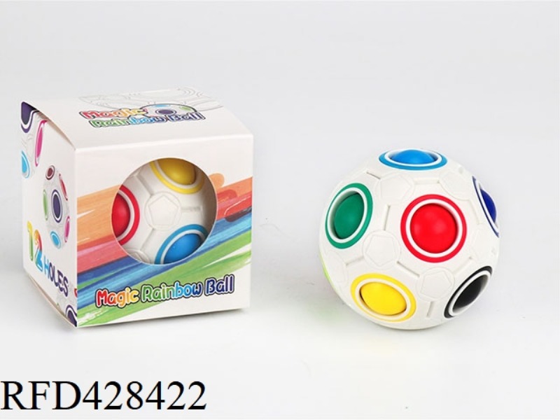 12 HOLE MAGIC RAINBOW BALL ENGLISH