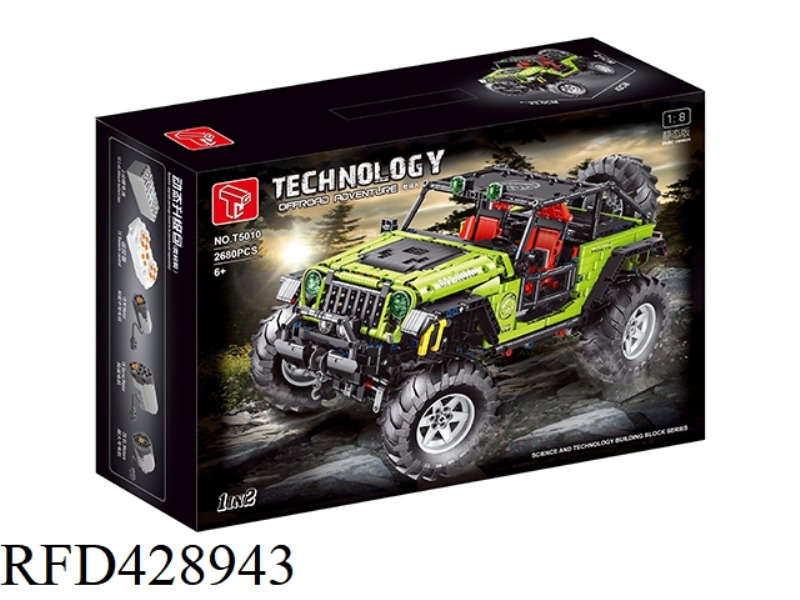 1:8 STATIC WRANGLER (GREEN) (SINGLE) 2680 PCS