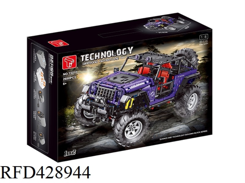 1:8 STATIC WRANGLER (PURPLE) (SINGLE) 2680 PCS