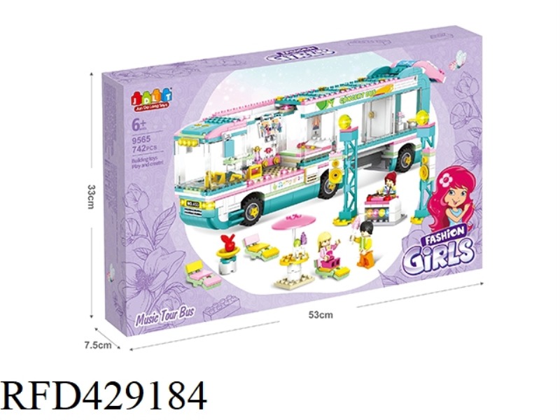 MUSIC TOUR BUS 742PCS