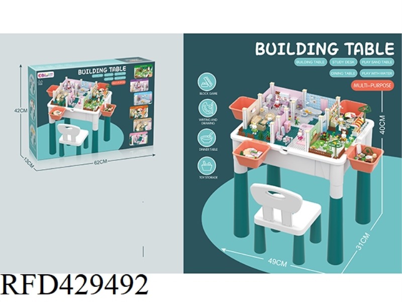 SCENE ASSEMBLY BUILDING BLOCK TABLE