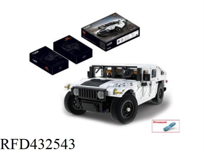 1:12 AUTHORIZED HUMVEE OFF-ROAD VEHICLE 1386PCS