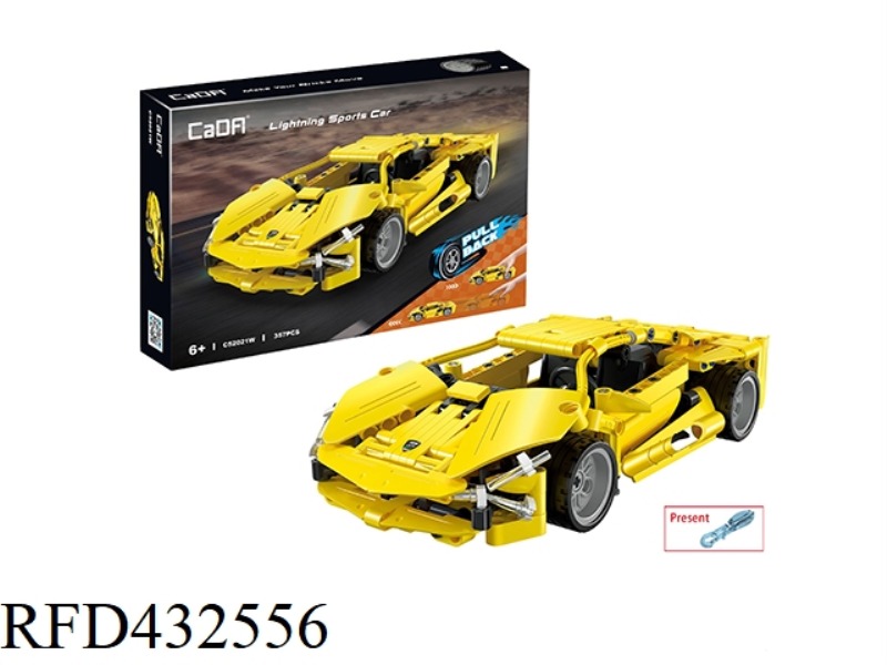 LIGHTNING · PULL BACK SPORTS CAR 357PCS