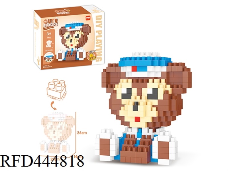 DIY DUFFY LARGE GRANULE PUZZLE BUILDING BLOCKS (346PCS)